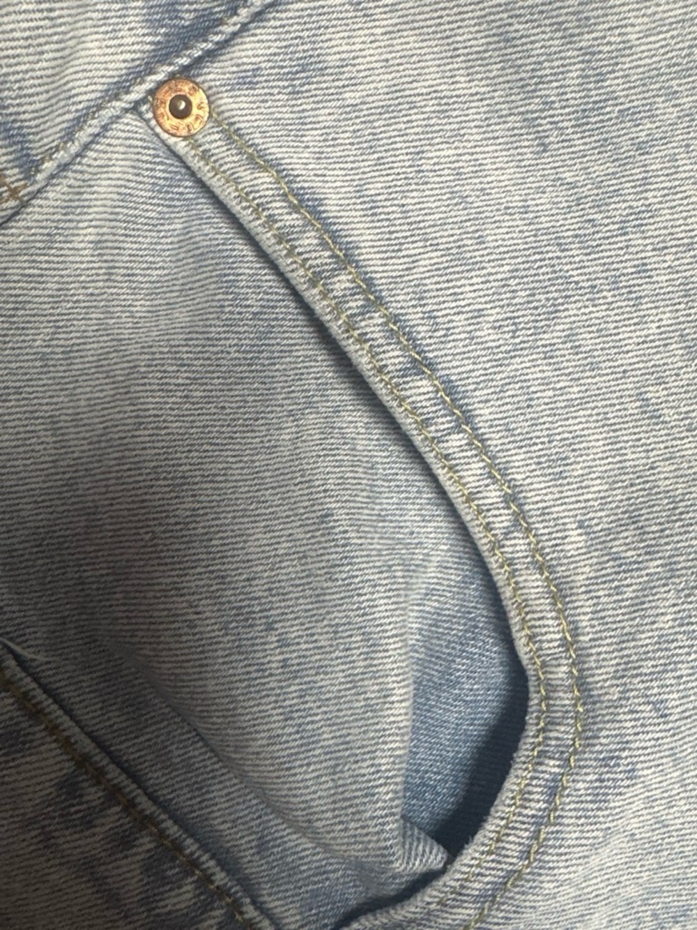 Signature by Levi Strauss Light Blue Boyfriend Jeans Pocket Detail